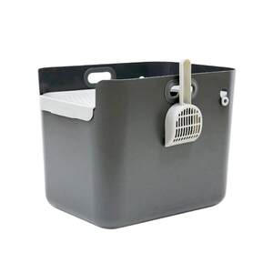 Dayang cat sand pot toilet super large all semi -semi -closed integrated all -in -one molding reduced stinky cat feces, top into anti -band sand splash
