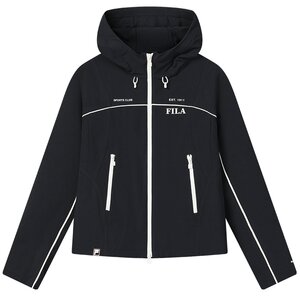 
Yang Mi's same style FILA Official Women's Woven Jacket 26 Spring New Fashion Casual Color Block Slim Fit Hooded Top