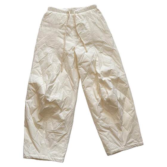 
Wear down pants for outer wear hot style 2025 new wide-leg loose pants for women, fashionable, fashionable, light luxury and high-end trend