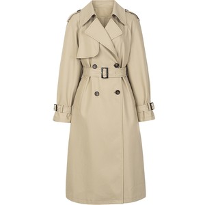 
Yixiangliying no-iron anti-wrinkle windbreaker mid-length 2025 autumn and winter new style high-end British style loose jacket