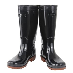 Lighthouse rain boots men's medium and high tube heavy rain flood control new type non-slip waterproof rain boots chef fishing work glue shoes