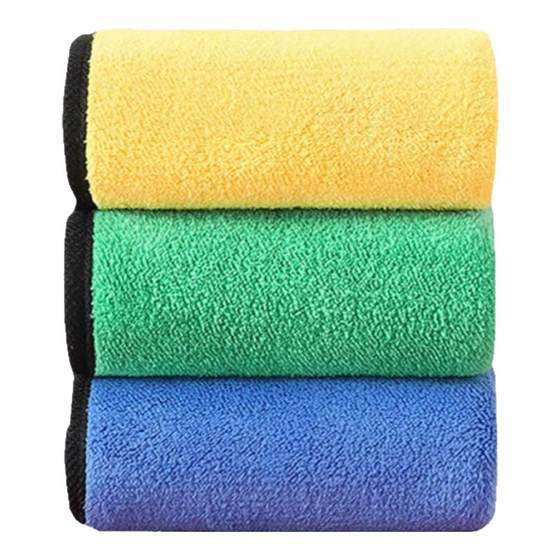 Car towel wipes, special hair loss, thickened water absorption, car washing glass large cloth tools and supplies