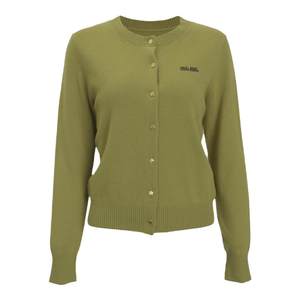 
Migaino Menanu women's clothing autumn and winter new simple and versatile soft and thin sweater cardigan jacket