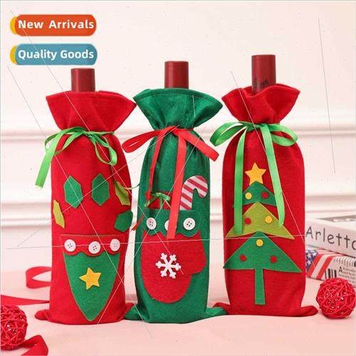 Christmas Decorations New Wine Bottle Sleeves Champagne Wine