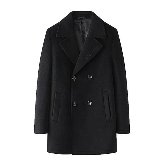 
Double-sided woolen coat wool men's clothing brand men's windbreaker winter men's double-breasted wool thick wool jacket