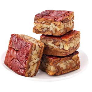 
Original jujube pie, Xinjiang red dates sandwiched with walnut kernels, jujube cake vacuum-packed, leisure snacks for pregnant women