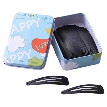 
Black hairpin hairpin one-word clip bangs clip top clip Korean small clip headwear adult BB clip side clip female simple