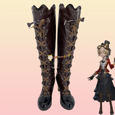 taobao agent Fifth personality mechanic heart lock COS shoes custom 1084 anime game character COSPLAY shoes boots customization
