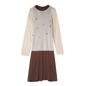 
MASANON maternity suit 2026 new spring vest skirt long blouse to wear a complete set for little people