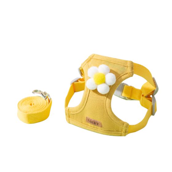 
Cat traction rope for anti-breaking and going out for special vest-style cat walking rope for chest strap adjustable pet cat walking rope