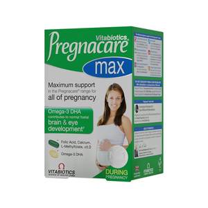 Vitabiotics Vitabelle DHA Pregnant Women's Active Calcium Folate Tablets with Multiple Complex Vitamins