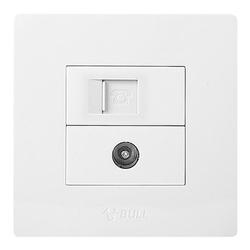Bull Switch Socket Type 86 Concealed Telephone Cable Tv Tv Socket Panel Wall Wired Socket Home
