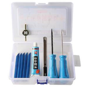 Vacuum tire tonic artifact vulcanized rubber strip electric motorcycle tonic tire toner set rubber nails beef tendon car