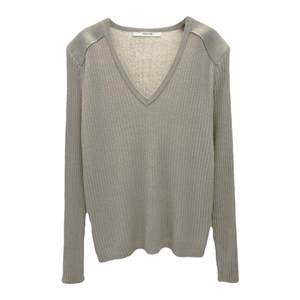 
White sweater 2025 new loose lazy style inner wear v-neck sweater for women in spring and autumn outer wear thin top