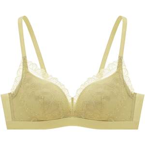 
Rhythm Breeze Manifen Sexy Lace Wireless Women's Comfortable Underwear Breathable Bra Hole Cup Bra