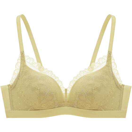 
Rhythm Breeze Manifen Sexy Lace Wireless Women's Comfortable Underwear Breathable Bra Hole Cup Bra