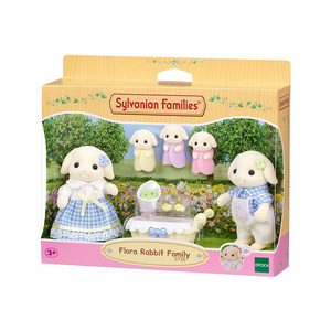 Senbaier family Ferora Rabbit Family Doll Girl Passing Family Toy Children's Doll Doll Birthday Gift
