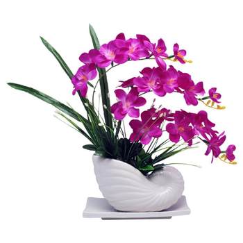 Phalaenopsis simulated flower silk ornament decoration