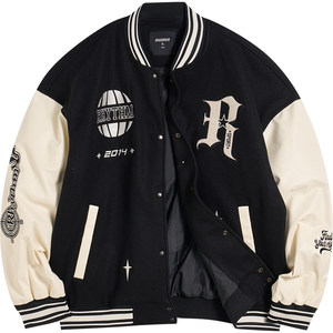 
Super grassroots same style丨Quest jacket autumn new retro casual embroidered top coat American baseball uniform