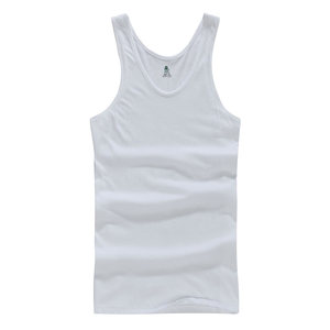 
AB underwear middle-aged and elderly vest men's pure cotton sports white undershirt bottoming I-shaped breathable old man's shirt summer