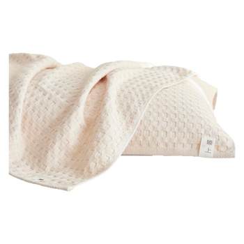 Type A waffle pure cotton pillow covers, one pair, breathable cotton gauze pillow covers, sweat-proof, four-season students and adults