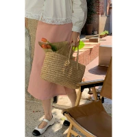 Розовая цветная весенняя юбка, высокая талия, коллекция 2022, свободный прямой крой, А-силуэт, подходит для подростков