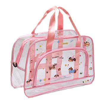 
Dry and wet separate swimming bag for children's washing and transparent