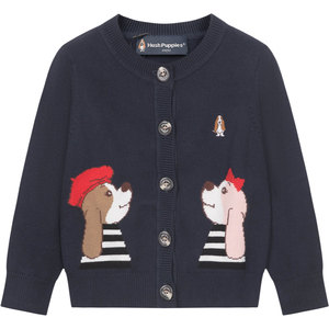 
Hush Puppies children's clothing children's sweaters 25 autumn and winter new boys thick sweaters baby children's fun girls casual sweaters