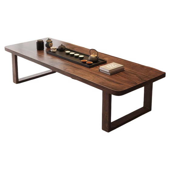 
New Chinese style South American walnut tea table solid wood tea table new high-end light luxury home tea table office tea table