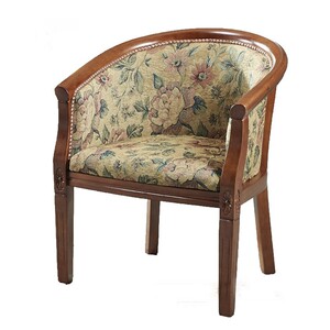Solid wood armchair single household sofa chair armrest chair for the elderly bedroom balcony leisure household armchair