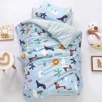 Одеяло для детского сада, хлопковый детский комплект, пододеяльник для сна, 3 предмета, постельные принадлежности