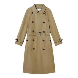 
Langzi Wang Churan's same style French style Gaozhi British windbreaker jacket Hong Kong style mid-length autumn 25