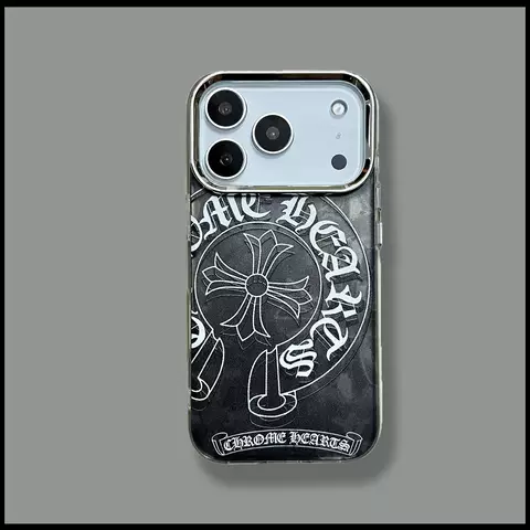 Trendy Fashionable Chrome Hearts Flower iPhone Cases  Pro/Plus/Max/Air  – iPhone 17,  iPhone 16, iPhone 15, iPhone 14, iPhone 13