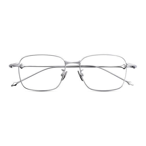 
Song Zuer folds the same ultra-light pure titanium myopia glasses frame for women, which can be equipped with prescription silver frame, cool and high-intelligence frame