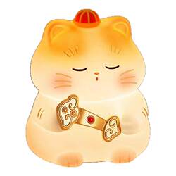 New Forbidden City Ruyi Cat Silicone Pat Lamp