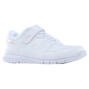 Decathlon children's shoes Spring and autumn children's sneakers boys and girls' board shoes white leather upper warm running shoes KIDS