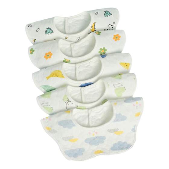 Class A Water Towel Baby Cotton Cotton Waterproof 0-3-year-old Baby Baby Boycopes Newborn Anti-vomiting milk mouth water
