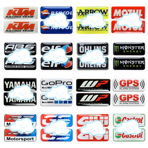 
3D three-dimensional motorcycle stickers electric vehicle epoxy reflective decals car sponsor stickers scratch modified decorative prints