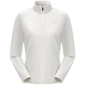 
Pelliot outdoor quick-drying T-shirt autumn and winter men's stand-up collar antibacterial sports long-sleeved women's hiking and mountaineering tops bottoming shirt