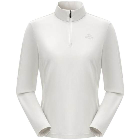 
Pelliot outdoor quick-drying T-shirt spring men's stand-up collar running long-sleeved bottoming shirt hiking mountaineering top for women