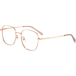 
Ultra-light pure titanium myopia glasses frame for women can be matched with a certain lens of gold wire to show the face small anti-blue light flat eye lens frame