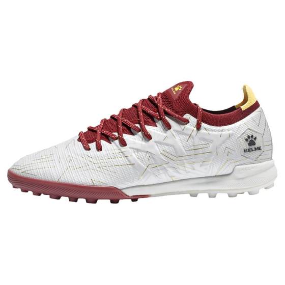 KELME Kalme Adult Football Shoes Men's Disease Electric 3.0 Shattered Nail Artificial Grass Professional Carbon Board TF Competition Training Shoes