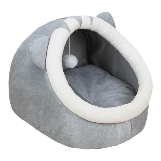 Cat's nest and dog nest in winter cold and warm, semi -closed cat nest dog mattress thickening and grabbing can be washed pet nest
