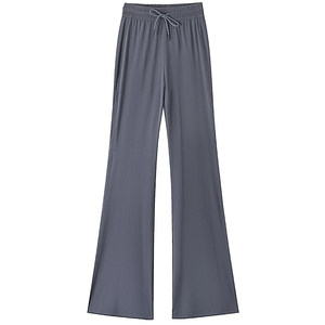 
Quick-drying pants for women, summer thin, high-waisted yoga sports pants, casual, loose, cool, sunscreen, ice silk flared pants