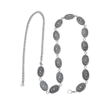 Metal waist chain retro butterfly chain y2k belt