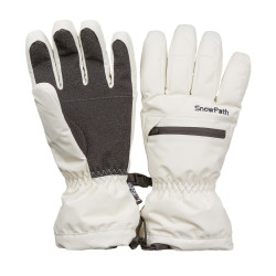 Mountain snow merino wool ski gloves five fingers