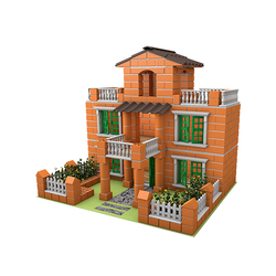 Bricklayer Building House Wall Toy Gift Children Architect Handmade Diy Brick Hut Mini Cement