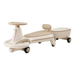 
Children's twist car 1 to 3 years old baby sliding car adults can sit on the double child anti-rollover rocking car