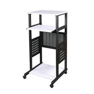
Tiger dad standing office computer desk multi-function projector desk elevated mobile desk conference table speech table