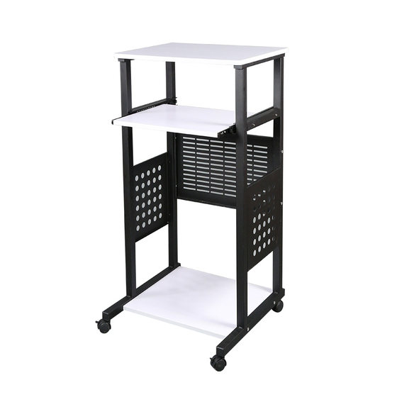 
Tiger dad standing office computer desk multi-function projector desk elevated mobile desk conference table speech table